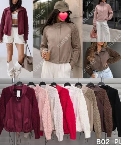 Kurtki , size Uni , paczka 6szt, Mix kolor