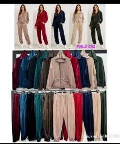 Komplety damskie WŁOSKA,Size uni ,paczka 6 szt mix kolor