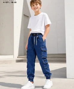 Spodnie JEANSY DZIECIĘCA,size 4-12lat,Paczka 5szt ,1kolor