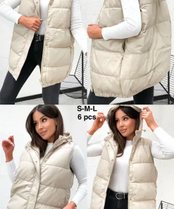 Kamizelki Damskie,size s-l,paczka 6szt, 1 kolor