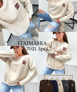 Bluzy Damskie,Size uni,paczka 6szt, mix kolor