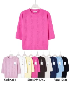 Swetry damskie,size s/m-l/xl,paczka 10szt,mix kolor