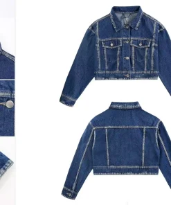 Kurtki Jeansowe Damskie,size xs-xl,paczka 10szt, 1 kolor