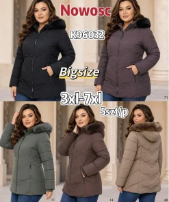 Kurtki damskie,size 3-7xl,paczka 5szt,1kolor