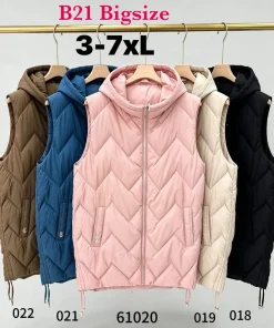 Kamizelki DAMSKI ,size 3-7xl,Paczka 5szt ,1kolor