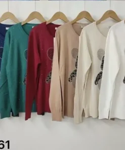 Swetry damskie,size uni,Paczka 10szt ,mix kolor