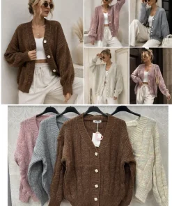 Swetry Damskie,Size uni,paczka 12szt, mix kolor