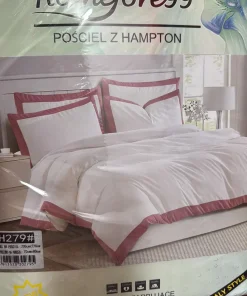 Satyna bawełna pościel z Hampton 200*220cm 3cz.