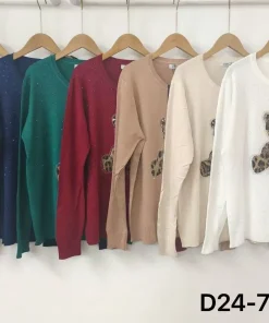 Swetry damskie,size uni,Paczka 10szt ,mix kolor