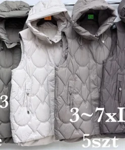 Kamizelki damskie ,size 3-7xl, Paczka 5szt ,1kolor