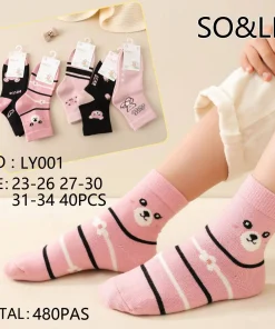 Skarpety DZIECIĘCA,Size 23-34,paczka 40szt, mix kolor