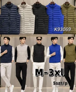 Kamizelki MĘSKA ,size m-3xl,Paczka 5szt ,1kolor