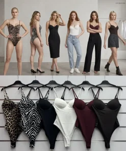 Body Damskie WŁOSKA,Size uni,paczka 6szt, mix kolor
