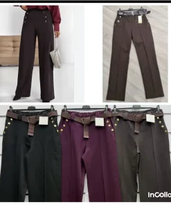 Spodnie Damskie WŁOSKA,Size uni,paczka 6szt, mix kolor