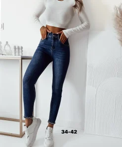 Jeansy Damskie,size 34-42,Paczka 12szt ,1kolor