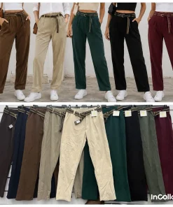 Spodnie Damskie WŁOSKA,Size uni,paczka 6szt, mix kolor