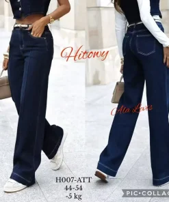 Jeansy Damskie,size 44-54,paczka 10szt, 1 kolor