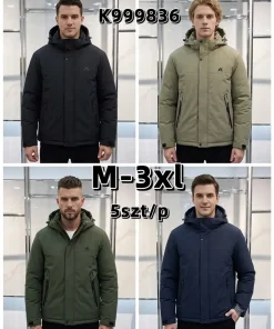 Kurtki MĘSKA ,size m-3xl,paczka 5szt,1kolor