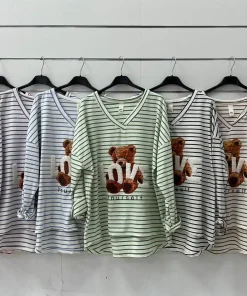 Bluzki Damskie WŁOSKA,Size uni,paczka 6szt, mix kolor
