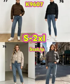Kurtki damskie,size s-2xl,paczka 5szt,1kolor