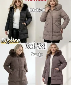 Kurtki damskie,size 3-7xl,paczka 5szt,1kolor