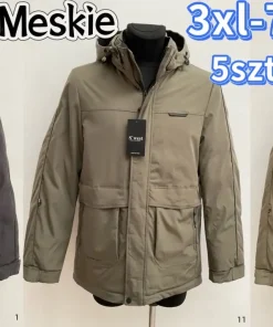 Kurtki MĘSKA ,size 3-7xl,Paczka 5szt ,1kolor