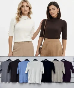 Swetry Damskie WŁOSKA,Size uni,paczka 6szt, mix kolor