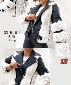 Kurtki skórzane Damskie,size s-2xl,paczka 5szt, 1 kolor