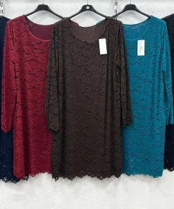 Sukienki Damskie WŁOSKA,Size uni,paczka 6szt, mix kolor