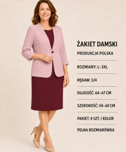 Żakiety Damskie ,size l-3xl,paczka 4szt ,1kolor
