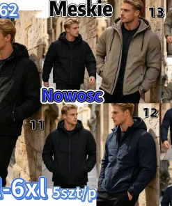 Kurtki MĘSKA ,size 2-6xl,Paczka 5szt ,1kolor