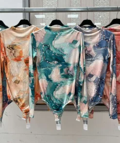 Body Damskie WŁOSKA,Size uni,paczka 6szt, mix kolor