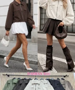 Kurtki Damskie WŁOSKA,Size uni,paczka 6szt, mix kolor