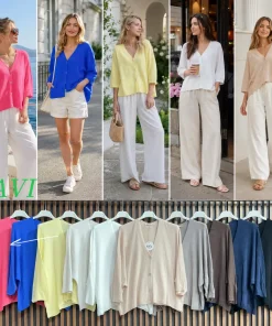 Swetry Damskie WŁOSKA,Size uni,paczka 6szt, mix kolo