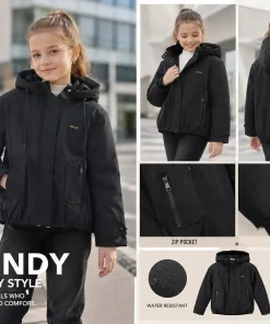 Kurtki DZIECIĘCA, size 6-14lat,Paczka 5szt, 1kolor