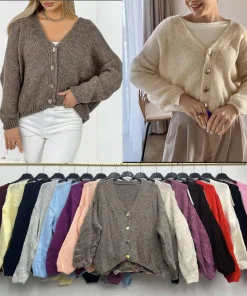 Swetry Damskie WŁOSKA,Size uni,paczka 6szt, mix kolor