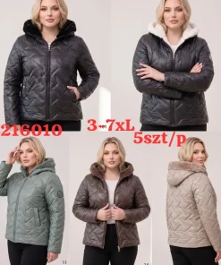 Kurtki damskie ,size 3-7xl, Paczka 5szt ,1kolor
