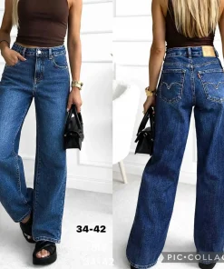 Jeansy Damskie,size 34-42,Paczka 10szt ,1kolor