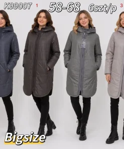 Kurtki damskie,Size 58-68,paczka 6szt, 1 kolor