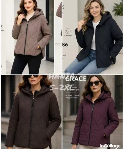 Kurtki damskie,size s-2xl,Paczka 5szt,1kolor