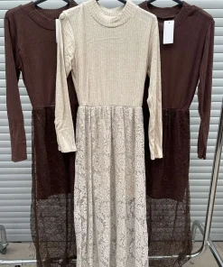 Sukienki Damskie WŁOSKA,Size uni,paczka 6szt, mix kolor