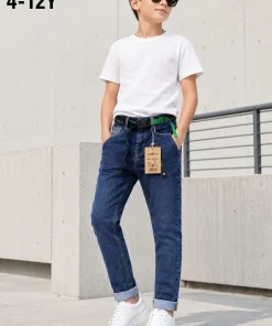 Spodnie JEANSY DZIECIĘCA,size 4-12lat,Paczka 5szt ,1kolor