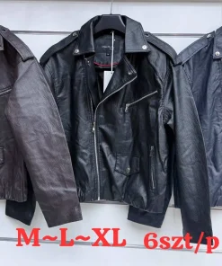 Kurtki skórzane DAMSKA,size m-xl,paczka 6szt, 1kolor
