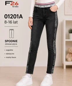Spodnie JEANSY DZIECIĘCA,size 8-16lat,Paczka 10szt,1kolor