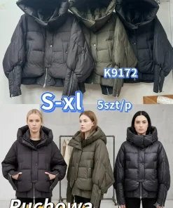Kurtki DAMSKI ,size s-xl,Paczka 5szt ,1 kolor