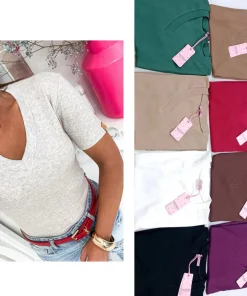 Bluzki Damskie,Size uni,paczka 6szt, mix kolor