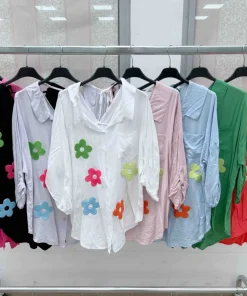 Bluzki Damskie WŁOSKA,Size uni,paczka 6szt, mix kolor