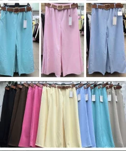 Spodnie Damskie WŁOSKA,Size uni,paczka 6szt, mix kolor