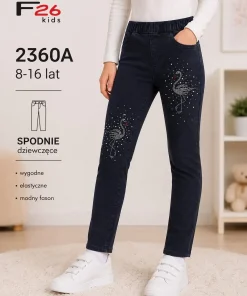 Spodnie JEANSY DZIECIĘCA,size 8-16lat,Paczka 10szt,1kolor