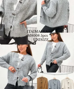 Swetry Damskie,Size uni,paczka 5szt, 1 kolor